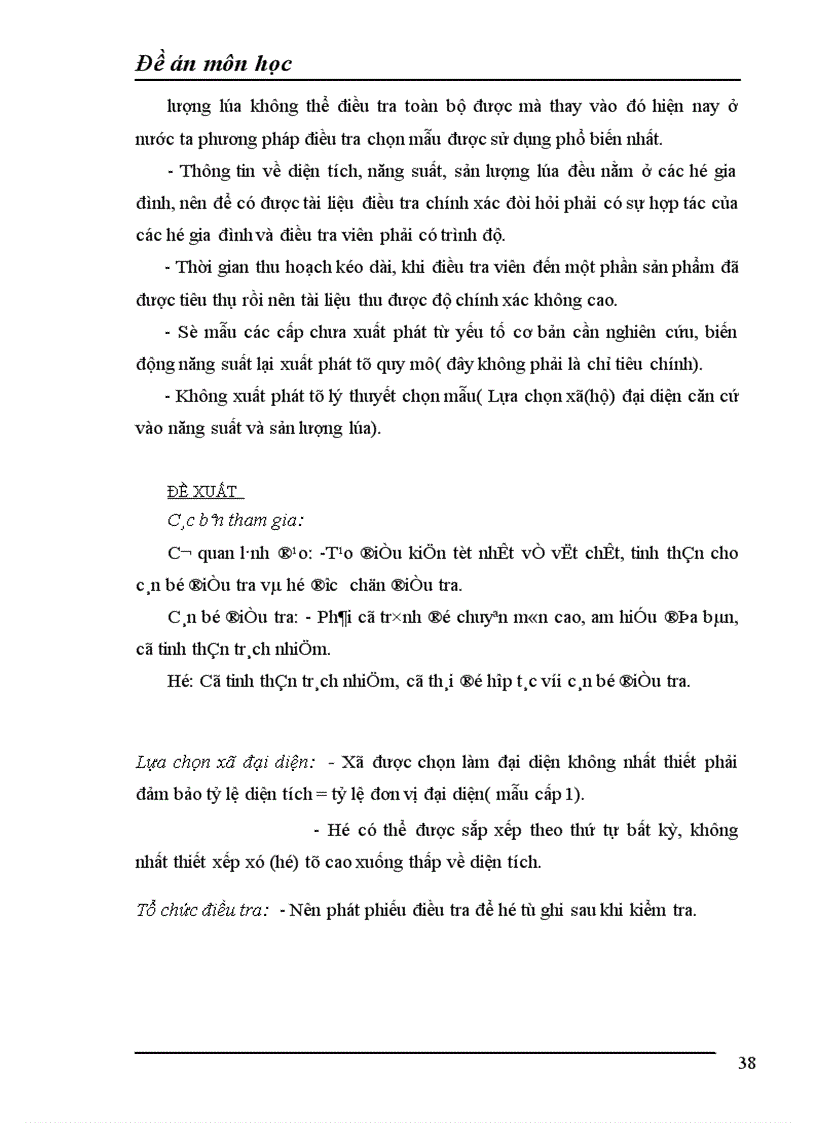 image for page Vận dụng phương pháp điều tra chọn mẫu để điều tra năng suất và sản lượng lúa