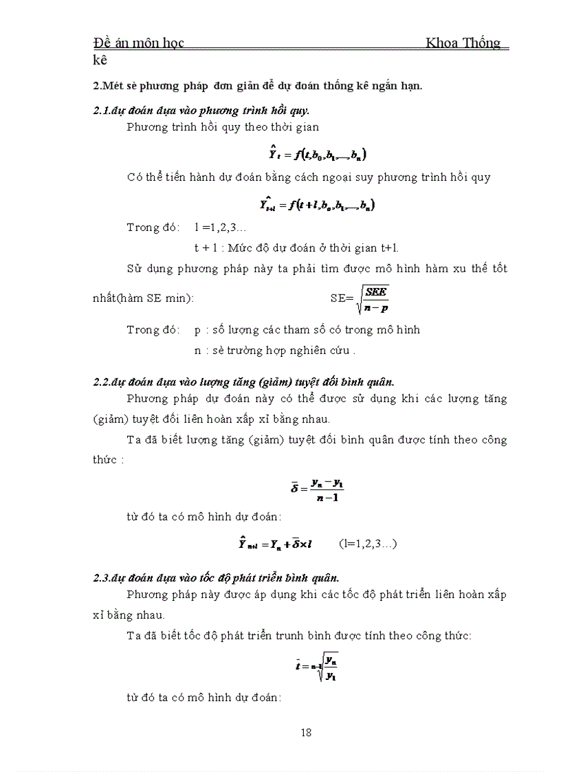 image for page Phương pháp dãy số thời gian và vận dụng phân tích biến động giá trị sản xuất nông nghiệp Việt Nam thời kỳ 1990 - 2004 và dự đoán đến năm 2010