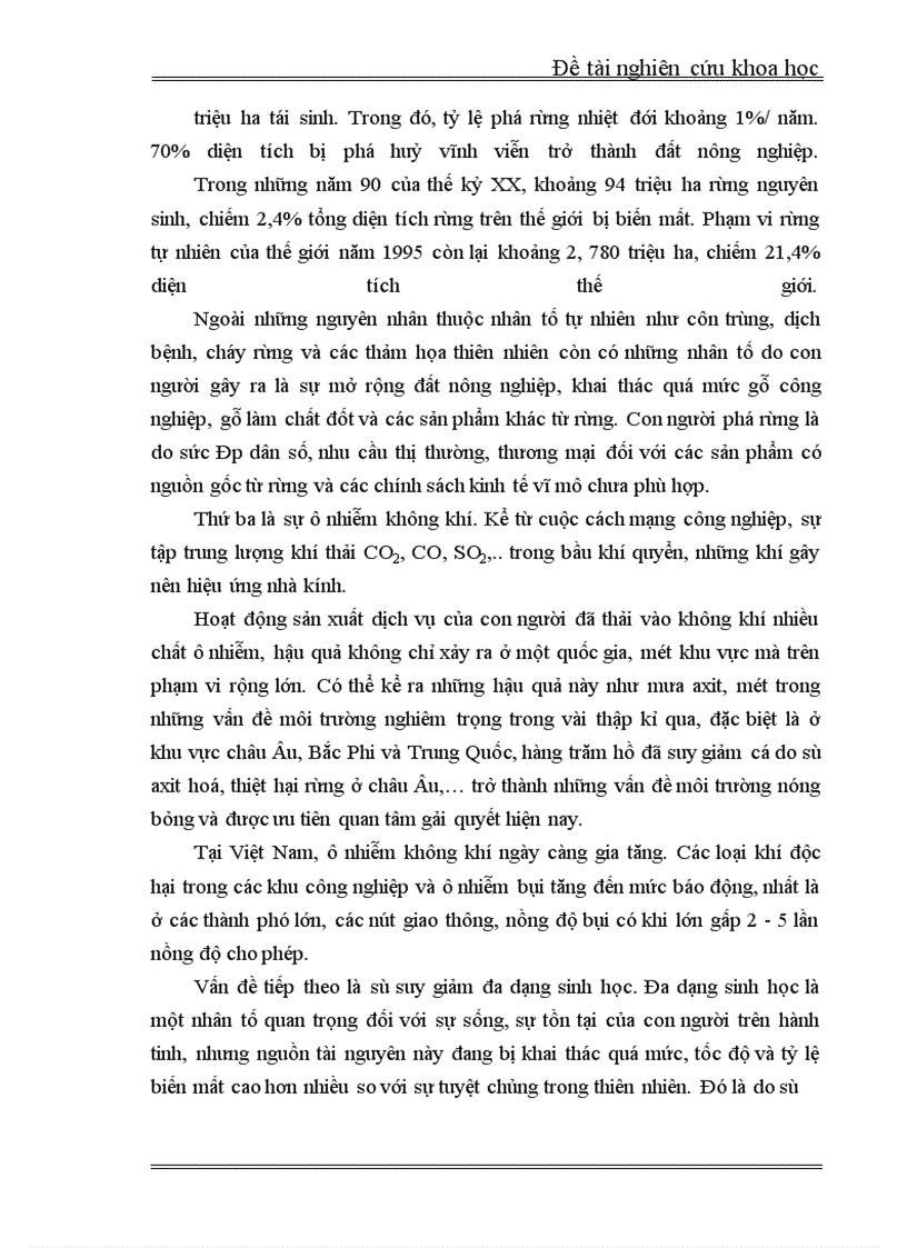 image for page Quản lý môi trường