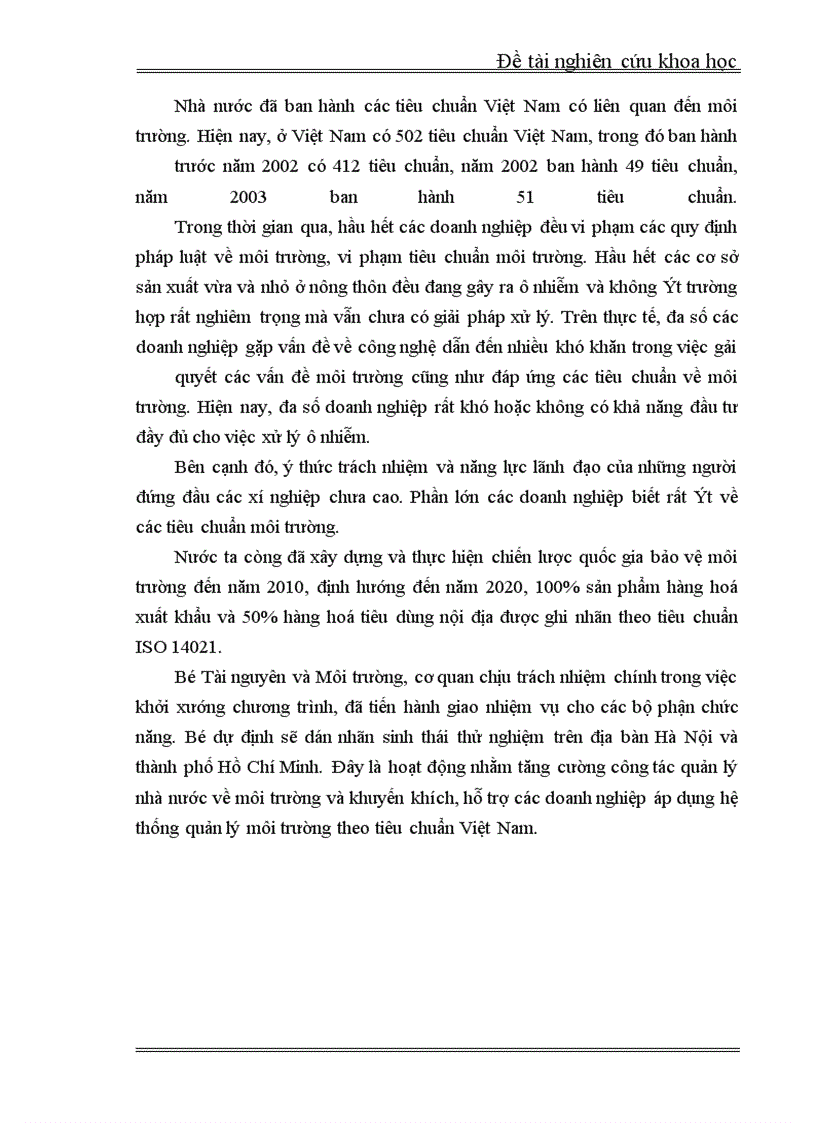 image for page Quản lý môi trường