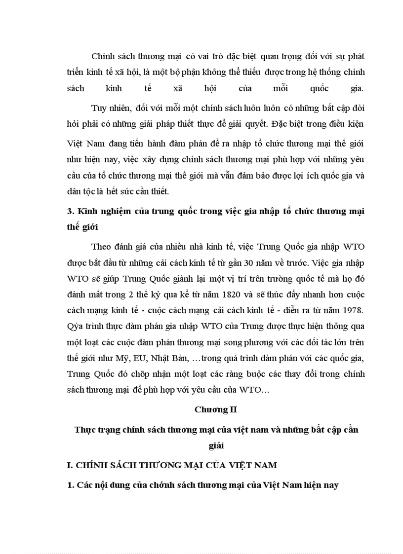 image for page Đánh giá những bất cập của chính sách thương mại của Việt Nam trong điều kiện gia nhập tổ chức thương mại và đề xuất giải pháp
