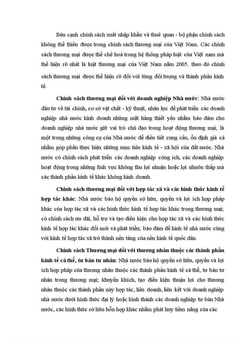 image for page Đánh giá những bất cập của chính sách thương mại của Việt Nam trong điều kiện gia nhập tổ chức thương mại và đề xuất giải pháp