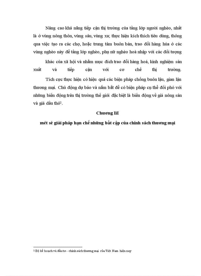 image for page Đánh giá những bất cập của chính sách thương mại của Việt Nam trong điều kiện gia nhập tổ chức thương mại và đề xuất giải pháp