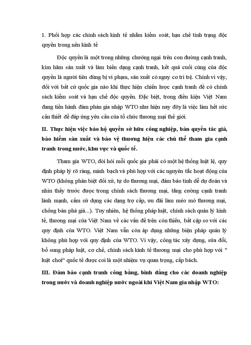 image for page Đánh giá những bất cập của chính sách thương mại của Việt Nam trong điều kiện gia nhập tổ chức thương mại và đề xuất giải pháp