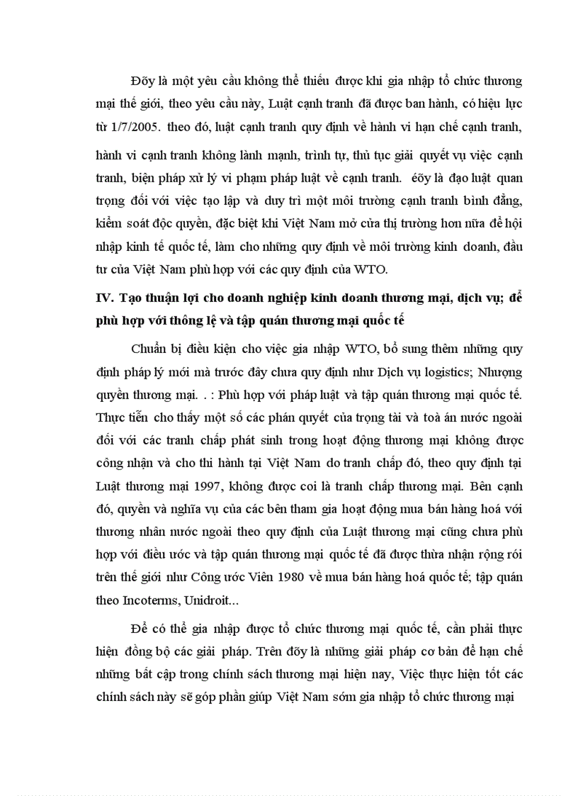 image for page Đánh giá những bất cập của chính sách thương mại của Việt Nam trong điều kiện gia nhập tổ chức thương mại và đề xuất giải pháp