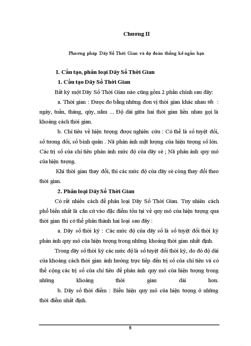 image for page Dãy Số Thời Gian và dự đoán thống kê ngắn hạn