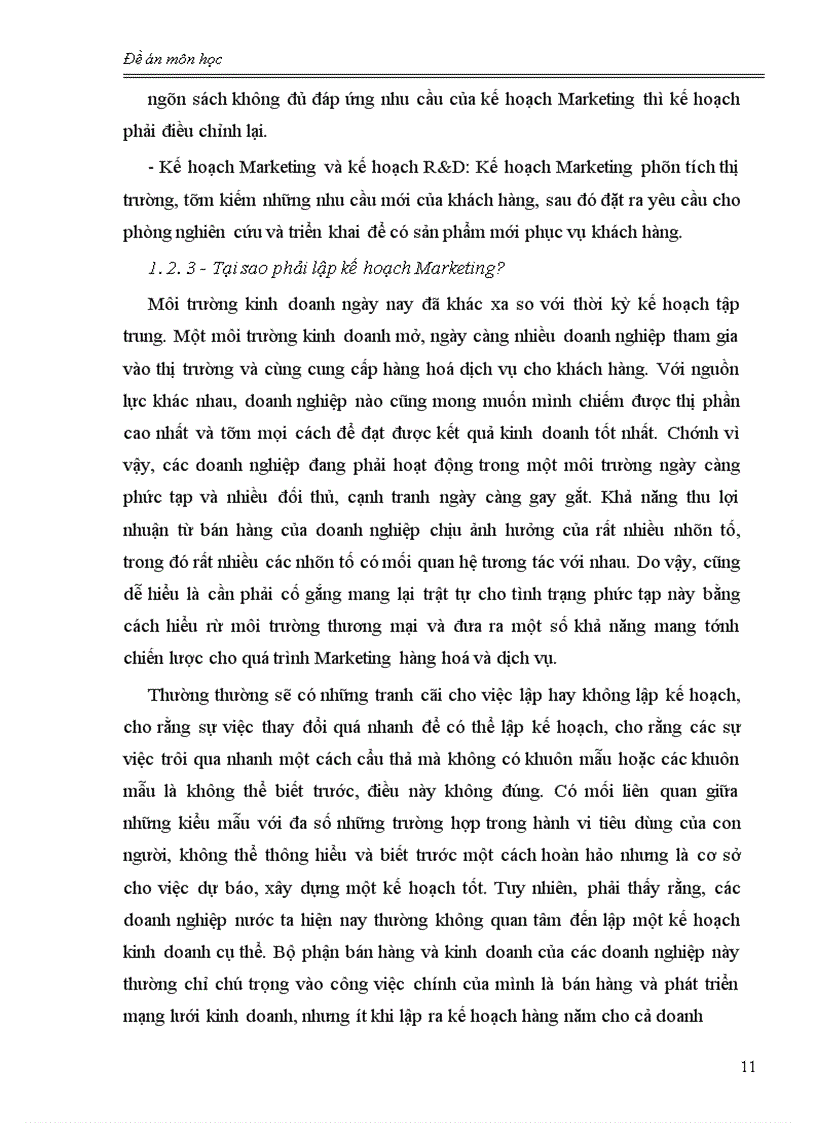 image for page Vai trò của kế hoạch Marketing trong hoạt động kinh doanh của doanh nghiệp trong nền kinh tế thị trường hiện nay, thực trạng và giải pháp nâng cao hiệu quả của công tác lập kế hoạch Marketing