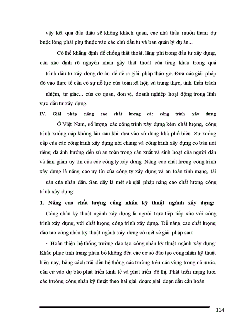 image for page Nghiên cứu một số giải pháp nhằm nâng cao hiệu quả sử dụng vốn đầu tư xây dựng cơ bản và nâng cao chất lượng các công trình