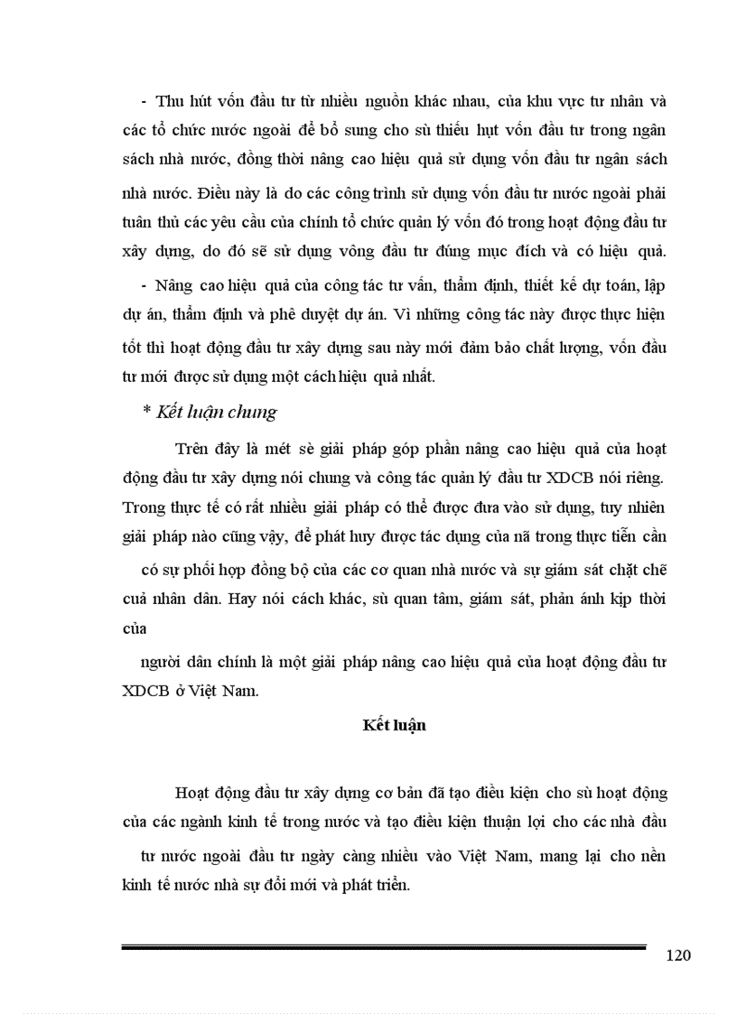 image for page Nghiên cứu một số giải pháp nhằm nâng cao hiệu quả sử dụng vốn đầu tư xây dựng cơ bản và nâng cao chất lượng các công trình