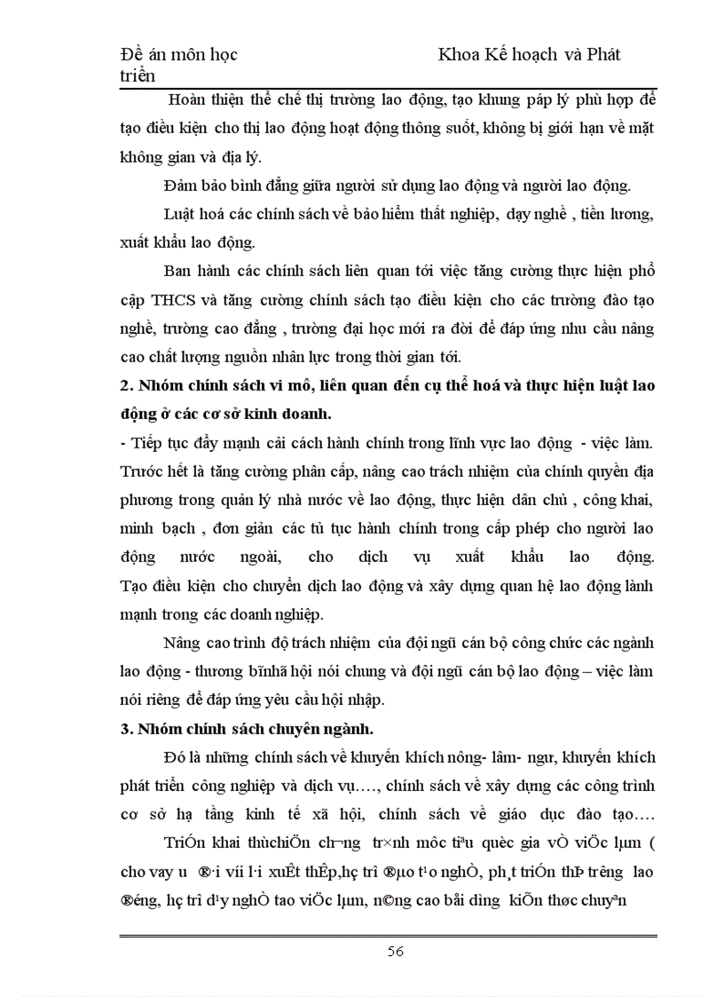 image for page Kế hoạch lao động