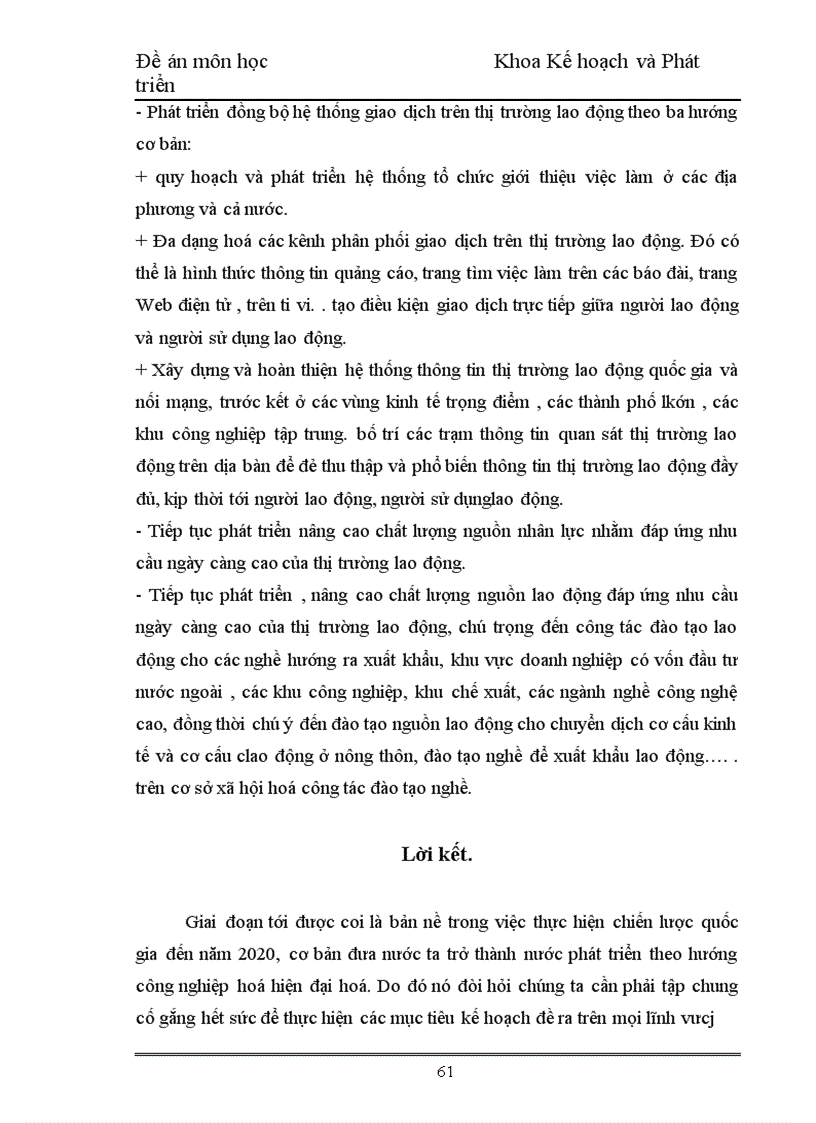 image for page Kế hoạch lao động