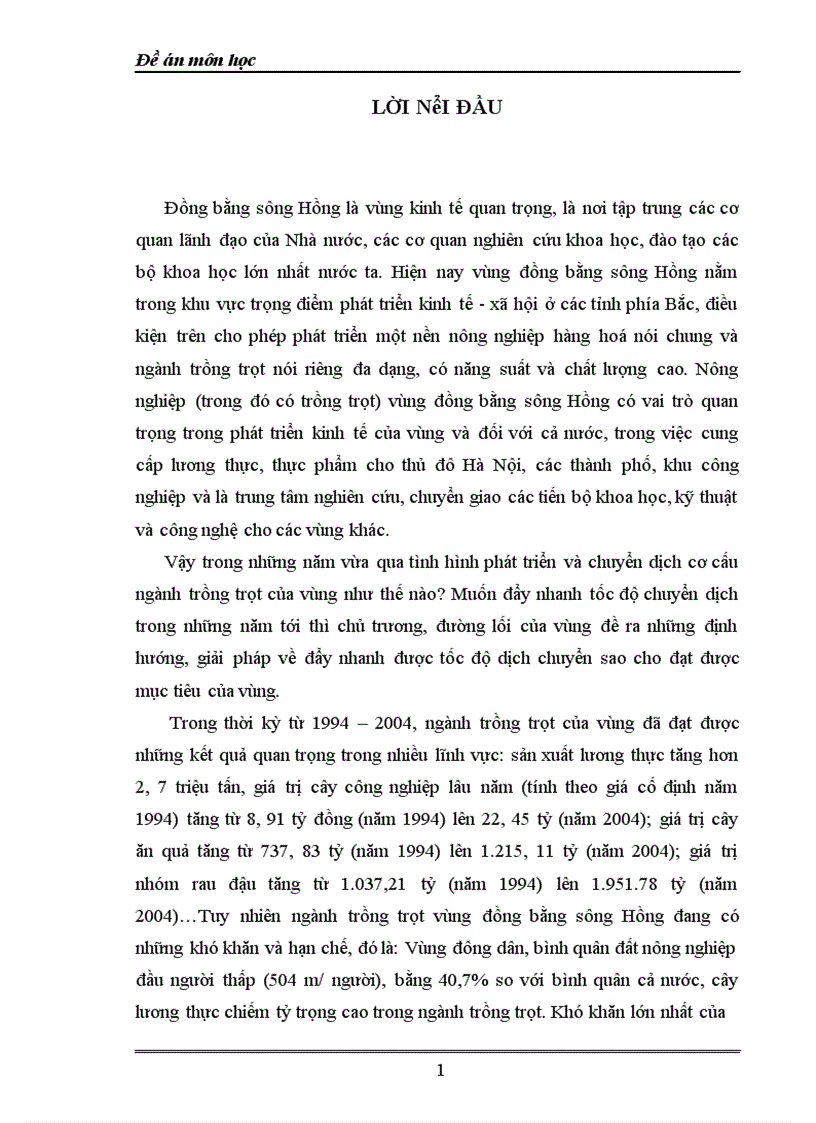 image for page Một số giải pháp nhằm chuyển dịch cơ cấu ngành trồng trọt ở đồng bằng sông Hồng