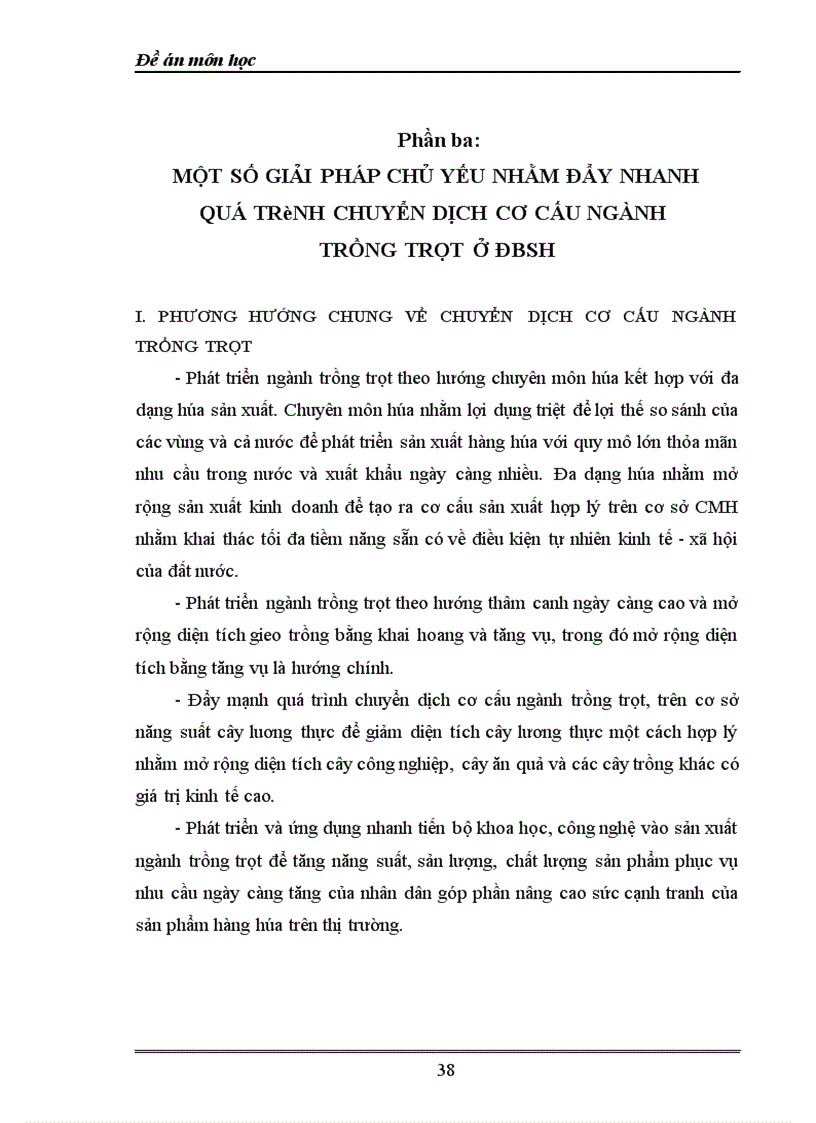 image for page Một số giải pháp nhằm chuyển dịch cơ cấu ngành trồng trọt ở đồng bằng sông Hồng