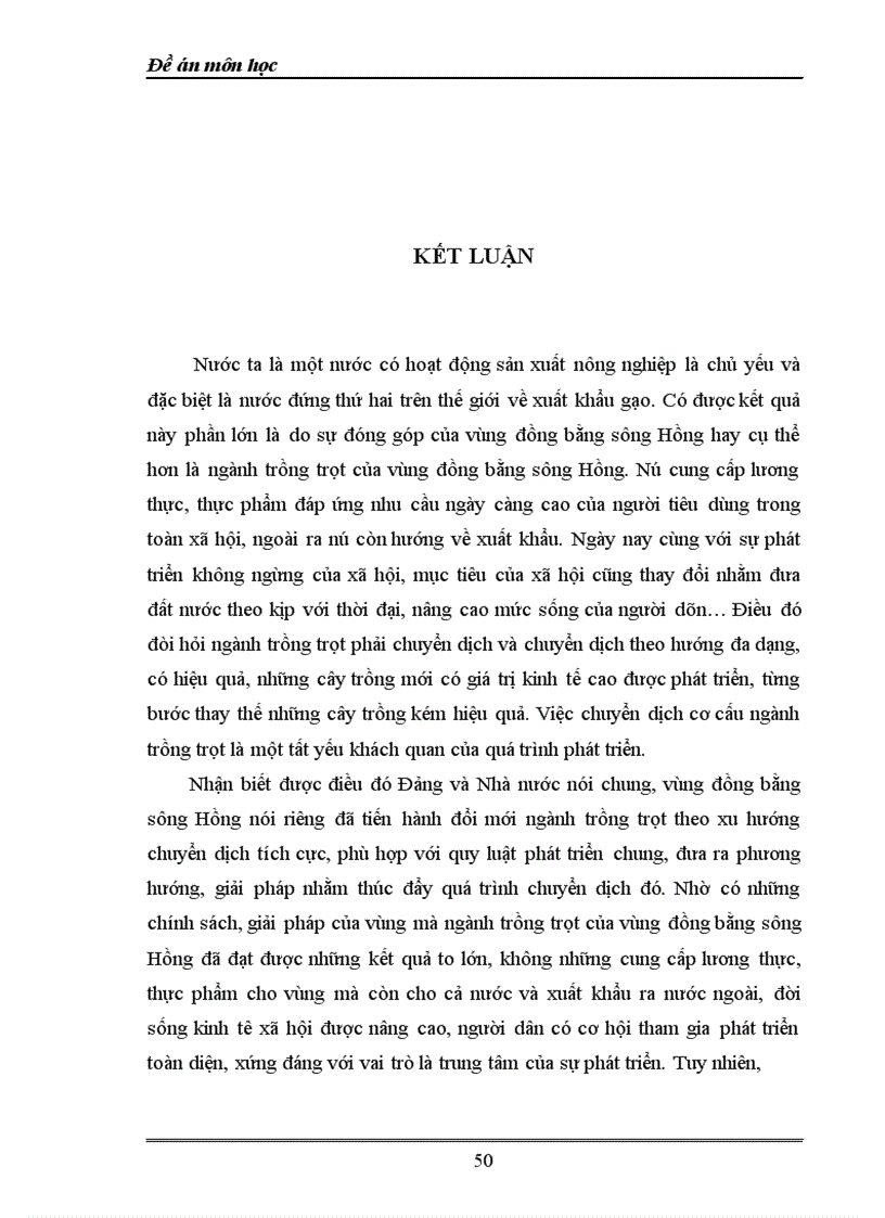image for page Một số giải pháp nhằm chuyển dịch cơ cấu ngành trồng trọt ở đồng bằng sông Hồng