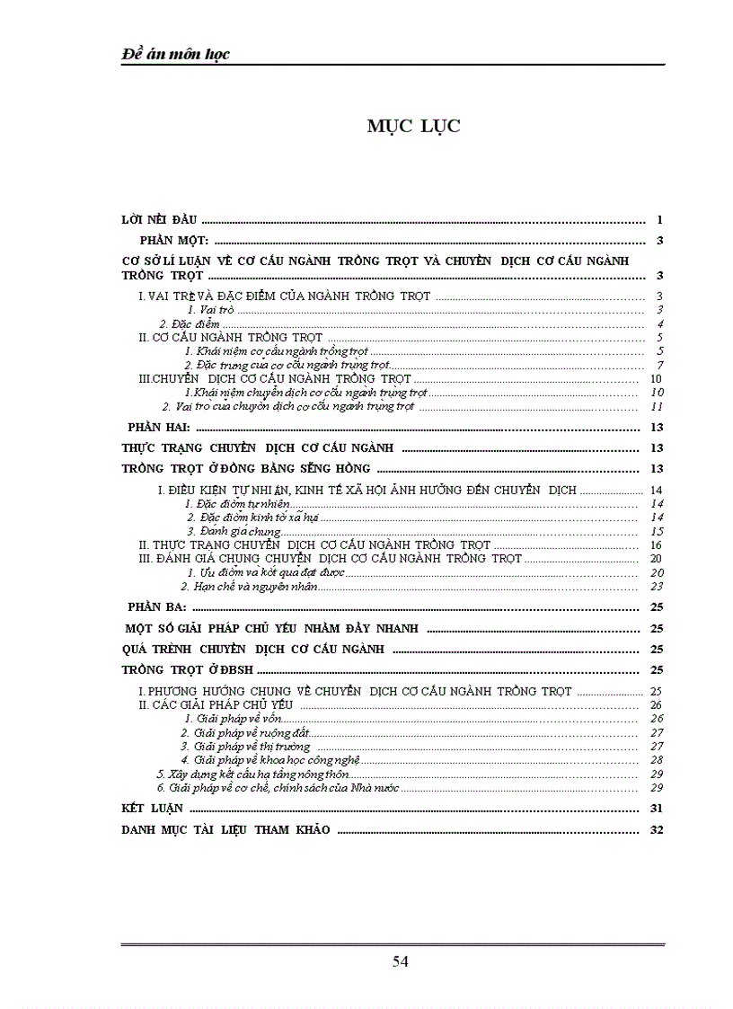 image for page Một số giải pháp nhằm chuyển dịch cơ cấu ngành trồng trọt ở đồng bằng sông Hồng