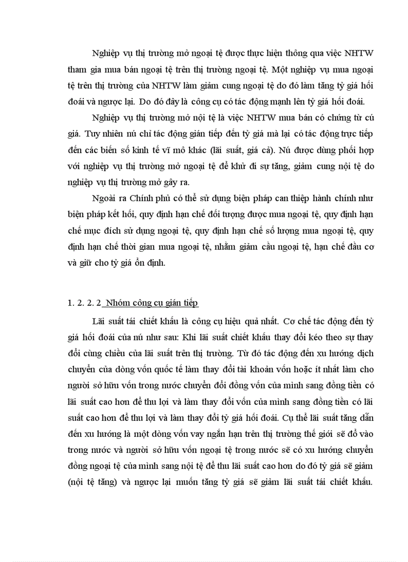 image for page Chính sách tỷ giá hối đoái