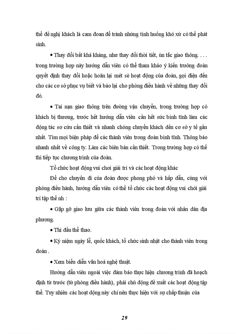 image for page Chương trình du lịch tại Công ty lữ hành