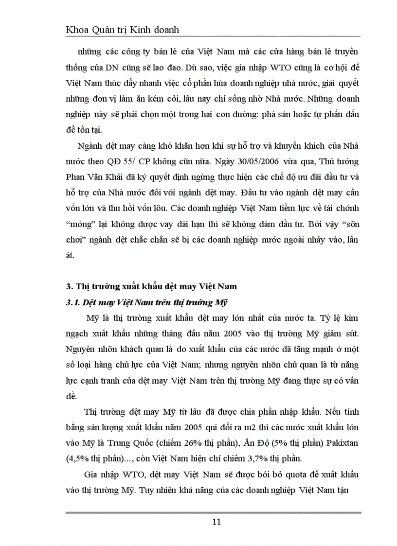 image for page Nâng cao năng lực cạnh tranh hàng dệt may việt nam trên thị trường thế giớ