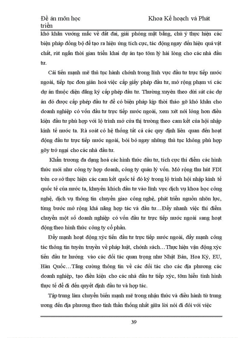 image for page Kế hoạch thu hút FDI của nước ta 2006-2010