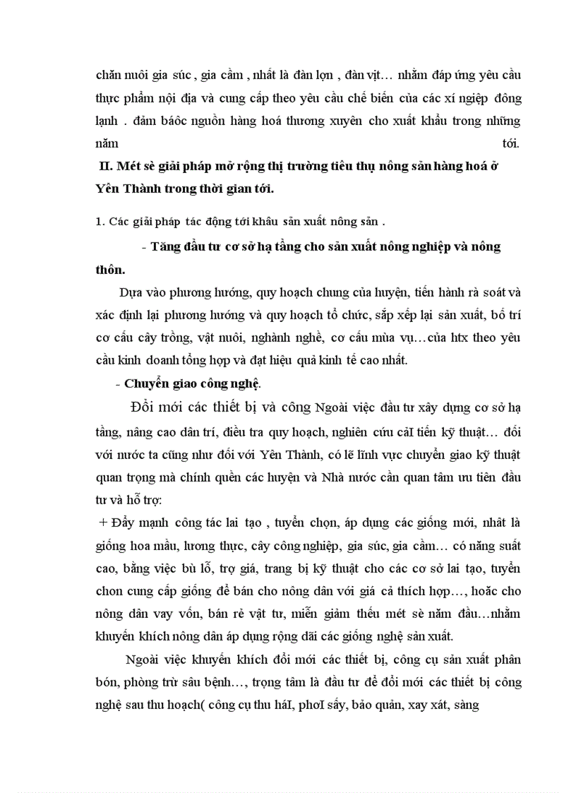 image for page Định hướng và giải pháp phát triển thị trường tiêu thụ nông sản của Yên Thành