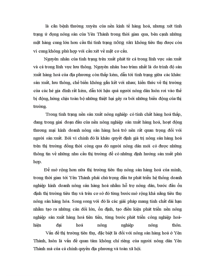image for page Định hướng và giải pháp phát triển thị trường tiêu thụ nông sản của Yên Thành