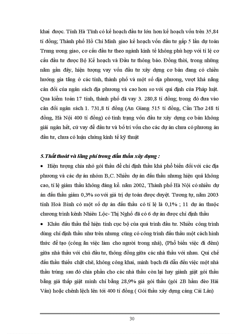 image for page Thất thoát lãng phí trong đầu tư xây dựng