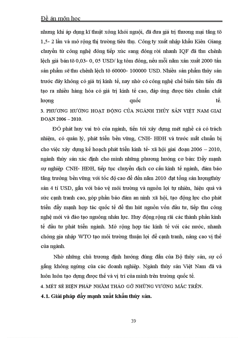 image for page Giải pháp đẩy manh xuất khẩu thủy sản.