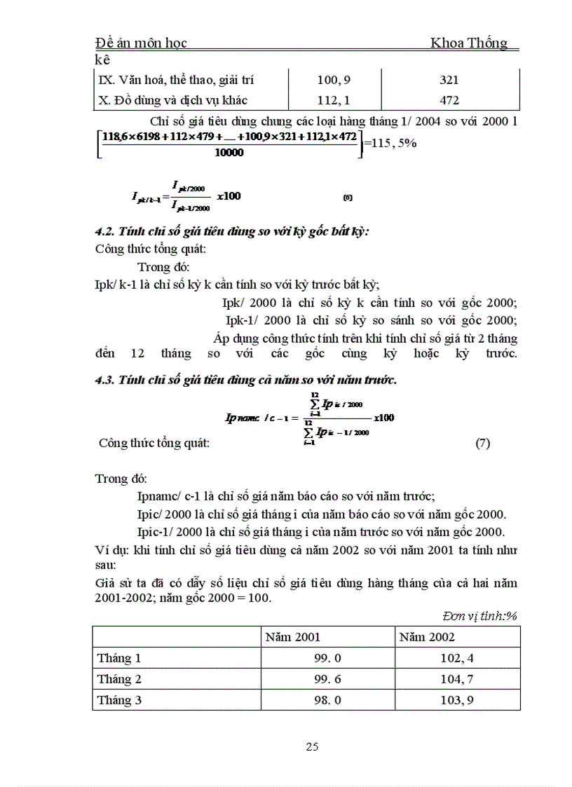 image for page Phương pháp tính chỉ số giá tiêu dùng và vận dụng phân tính biến động giá tiêu dùng ở Việt Nam thời kỳ 2000-2005