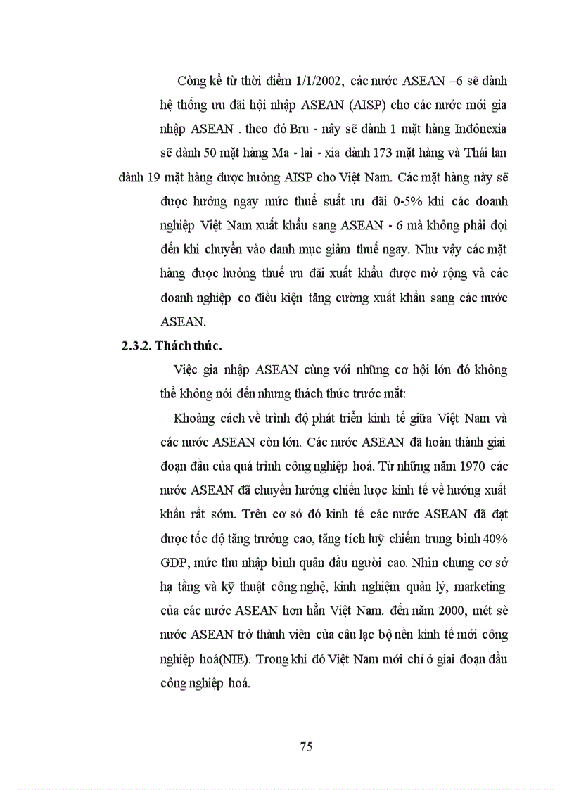 image for page Thương mại Việt Nam với quá trình hội nhập kinh tế khu vực ASEAN Sinh viên