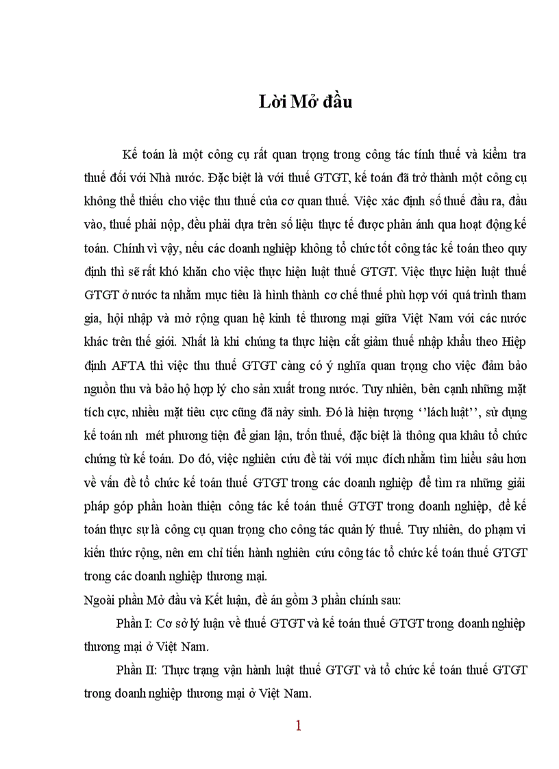image for page Thực trạng vận hành luật thuế GTGT và tổ chức kế toán thuế GTGT trong doanh nghiệp thương mại ở Việt Nam.