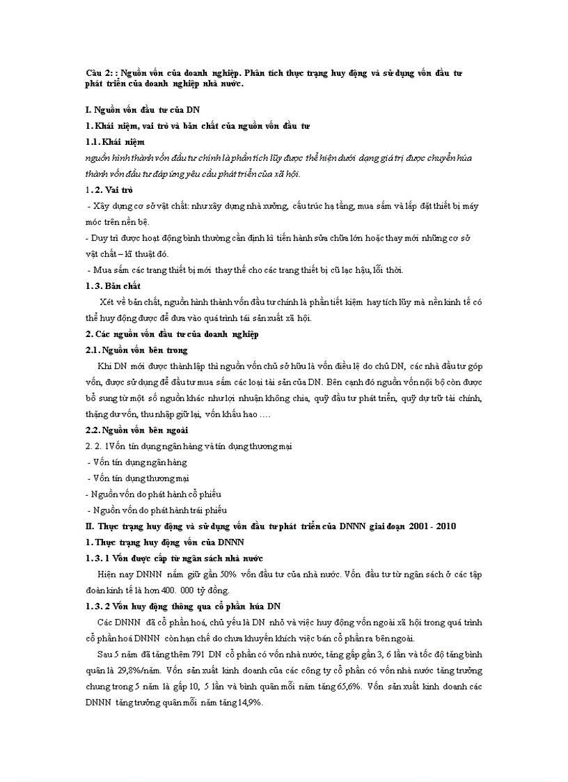 image for page Hiệu quả sử dụng vốn đầu tư của các DNNN hiện nay