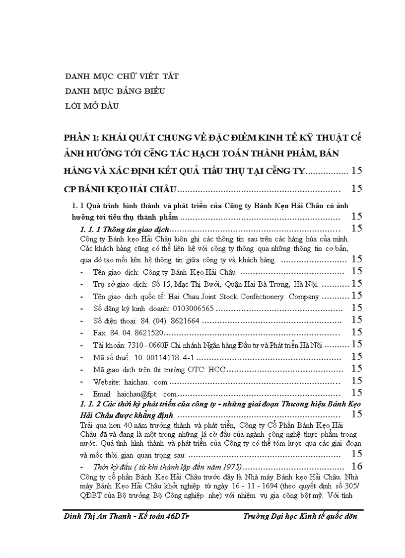 image for page Hòan thiện công tác hạch toán thành phẩm, bán hàng và xác định kết quả tiêu thụ tại Công ty CP Bánh Kẹo Hải Châu