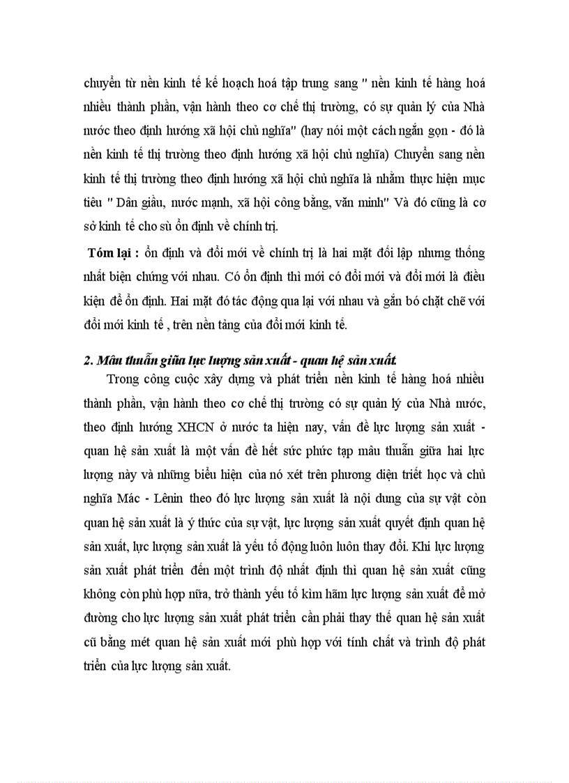 image for page Phép biện chứng về mâu thuẫn và vận dụng phân tích mâu thuẫn biện chứng trong quá trình xây dựng kinh tế thị trường định hướng xax hội chủ nghĩa ở Việt Nam