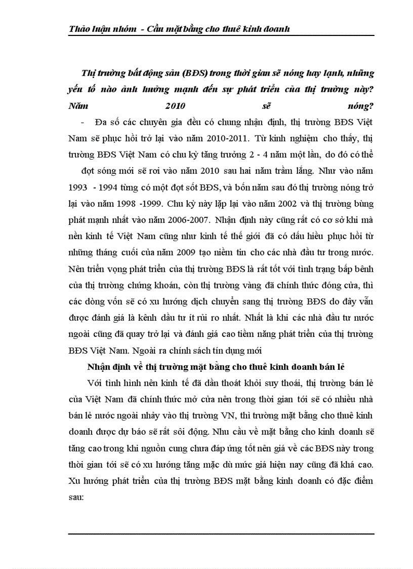 image for page Thảo luận nhóm - Cầu mặt bằng cho thuê kinh doanh BẤT ĐỘNG SẢN DỊCH VỤ