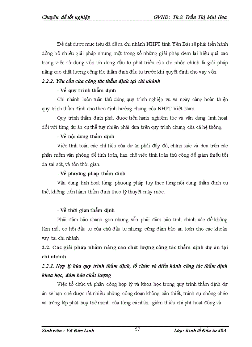 image for page Hoàn thiện công tác thẩm định các dự án vay vốn tại ngân hang phát triển chi nhánh tỉnh Yên Bái