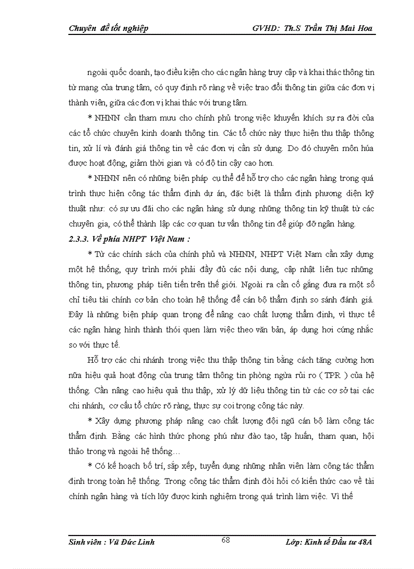 image for page Hoàn thiện công tác thẩm định các dự án vay vốn tại ngân hang phát triển chi nhánh tỉnh Yên Bái