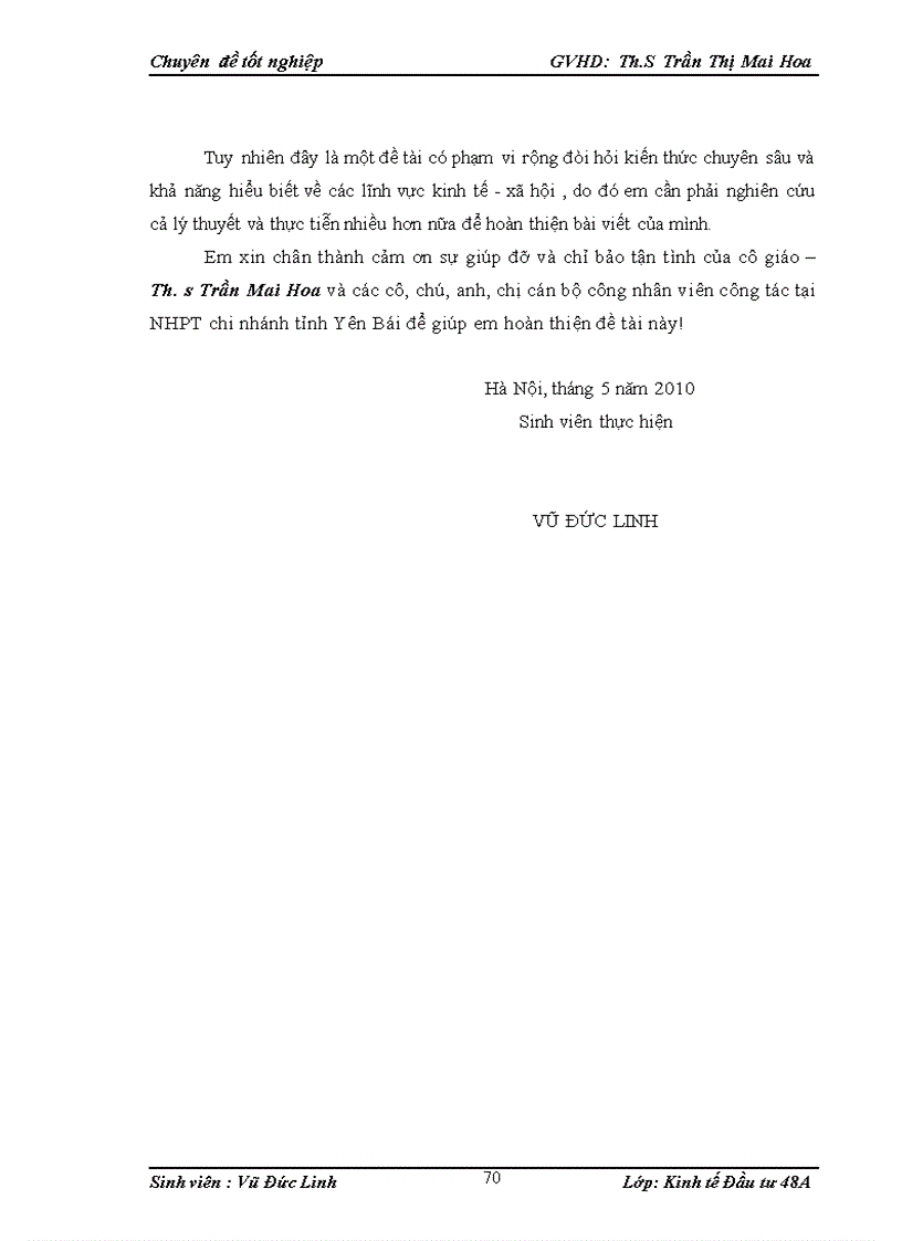 image for page Hoàn thiện công tác thẩm định các dự án vay vốn tại ngân hang phát triển chi nhánh tỉnh Yên Bái