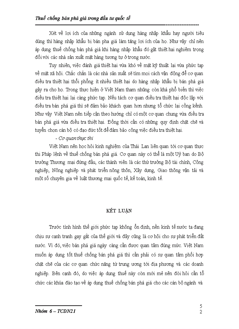 image for page Thuế chống bán phá giá trong đầu tư quốc tế