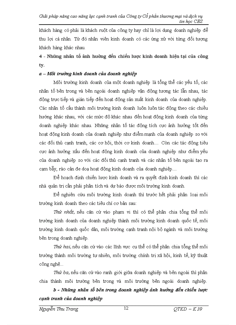 image for page Giải pháp nâng cao năng lực cạnh tranh của Công ty Cổ phần thương mại và dịch vụ tin học CES