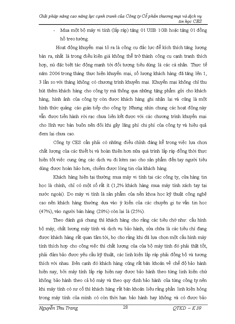 image for page Giải pháp nâng cao năng lực cạnh tranh của Công ty Cổ phần thương mại và dịch vụ tin học CES