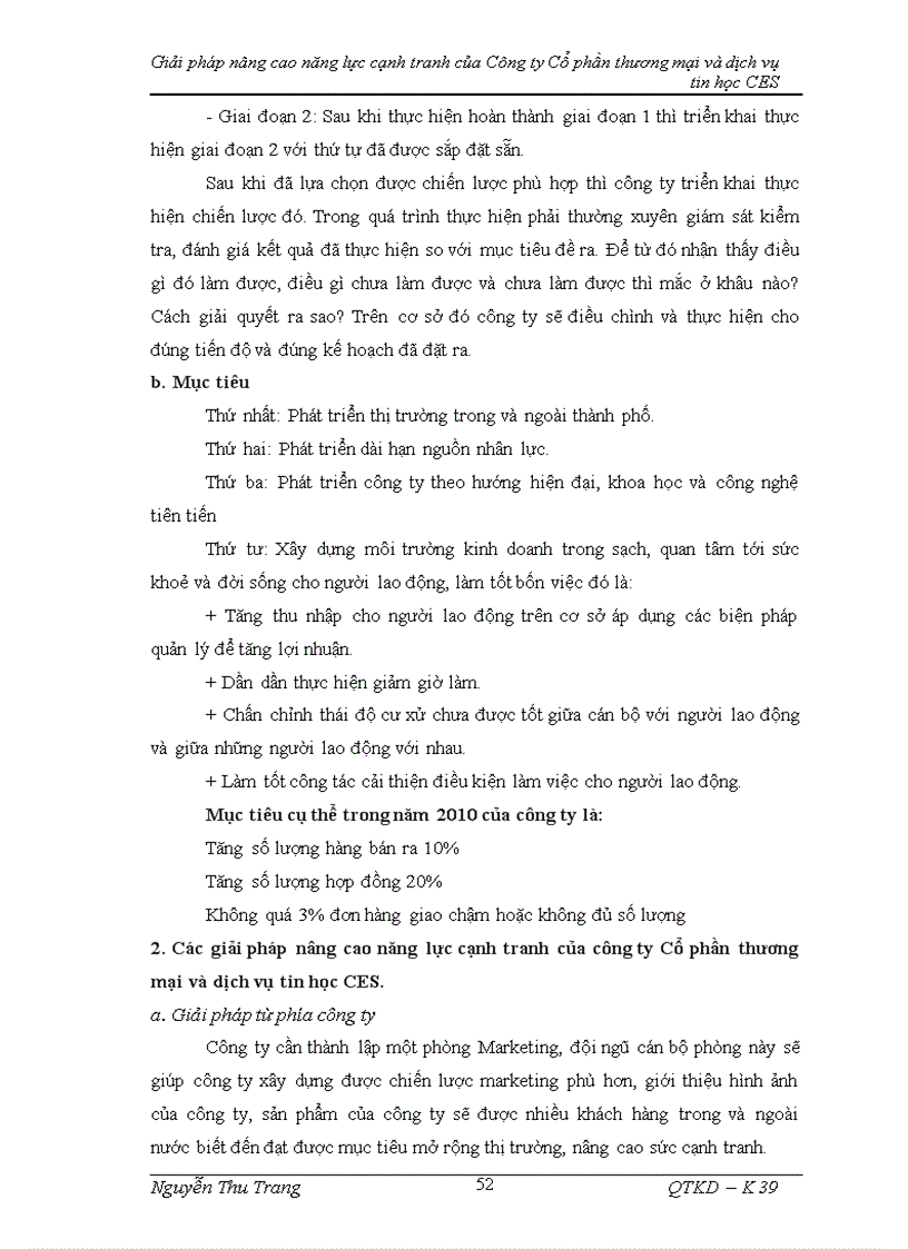 image for page Giải pháp nâng cao năng lực cạnh tranh của Công ty Cổ phần thương mại và dịch vụ tin học CES