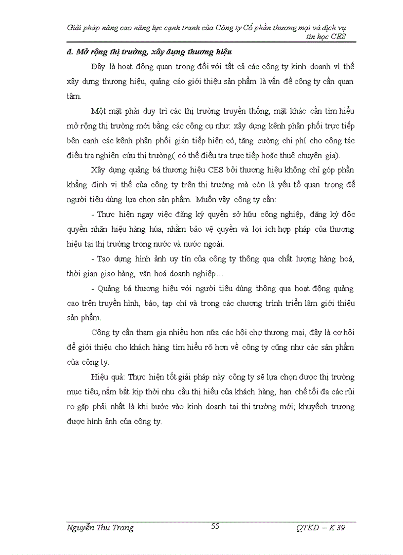 image for page Giải pháp nâng cao năng lực cạnh tranh của Công ty Cổ phần thương mại và dịch vụ tin học CES