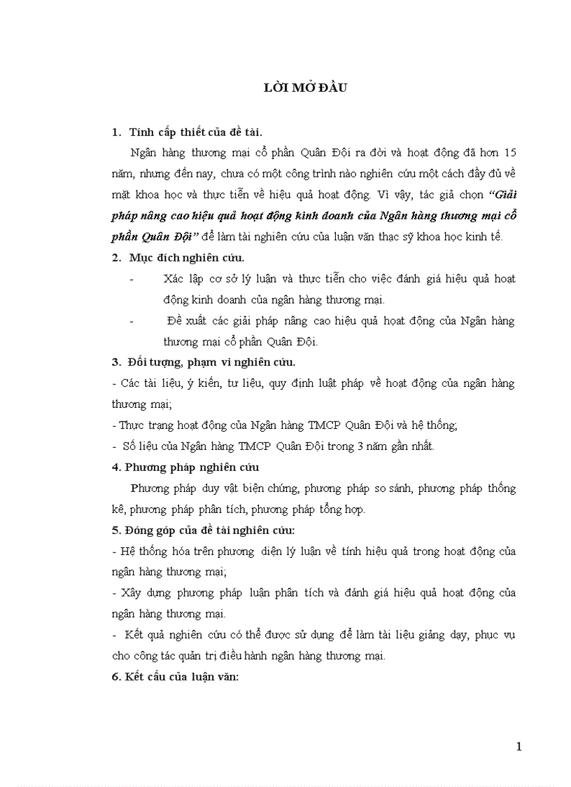 image for page Giải pháp nâng cao hiệu quả hoạt động kinh doanh của Ngân hàng thương mại cổ phần Quân Đội
