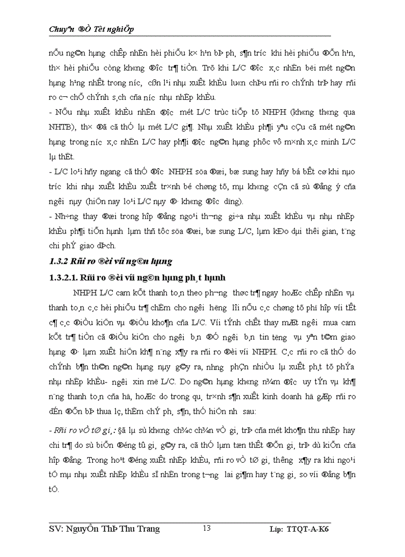 image for page Giải pháp hạn chế rủi ro thanh toán tín dụng chứng từ tại Sở giao dịch Ngân hàng Nông nghiệp và Phát triển Nông thôn Việt Nam