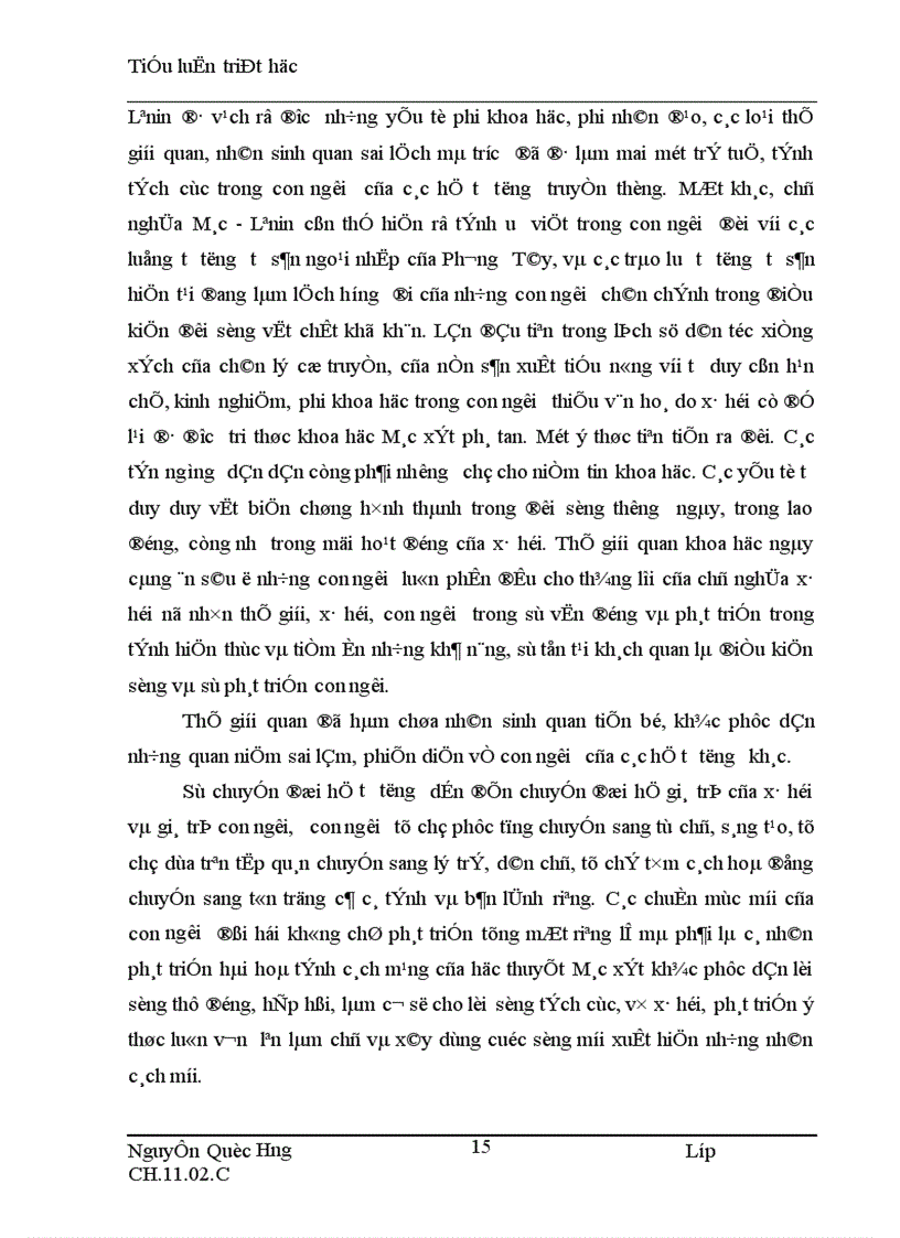 image for page Lý luận của chủ nghĩa Mác - Lê nin về con người và vấn đề con người trong sự nghiệp công nghiệp hoá, hiện đại hoá đất nước