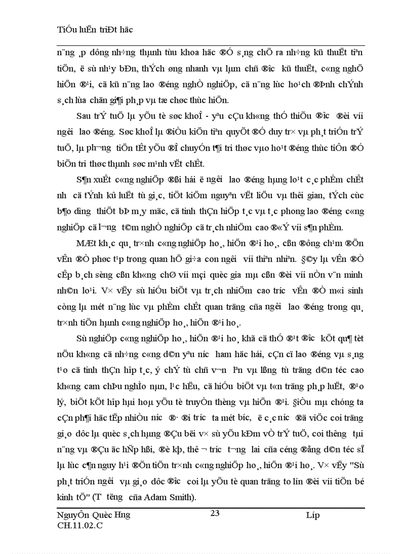 image for page Lý luận của chủ nghĩa Mác - Lê nin về con người và vấn đề con người trong sự nghiệp công nghiệp hoá, hiện đại hoá đất nước