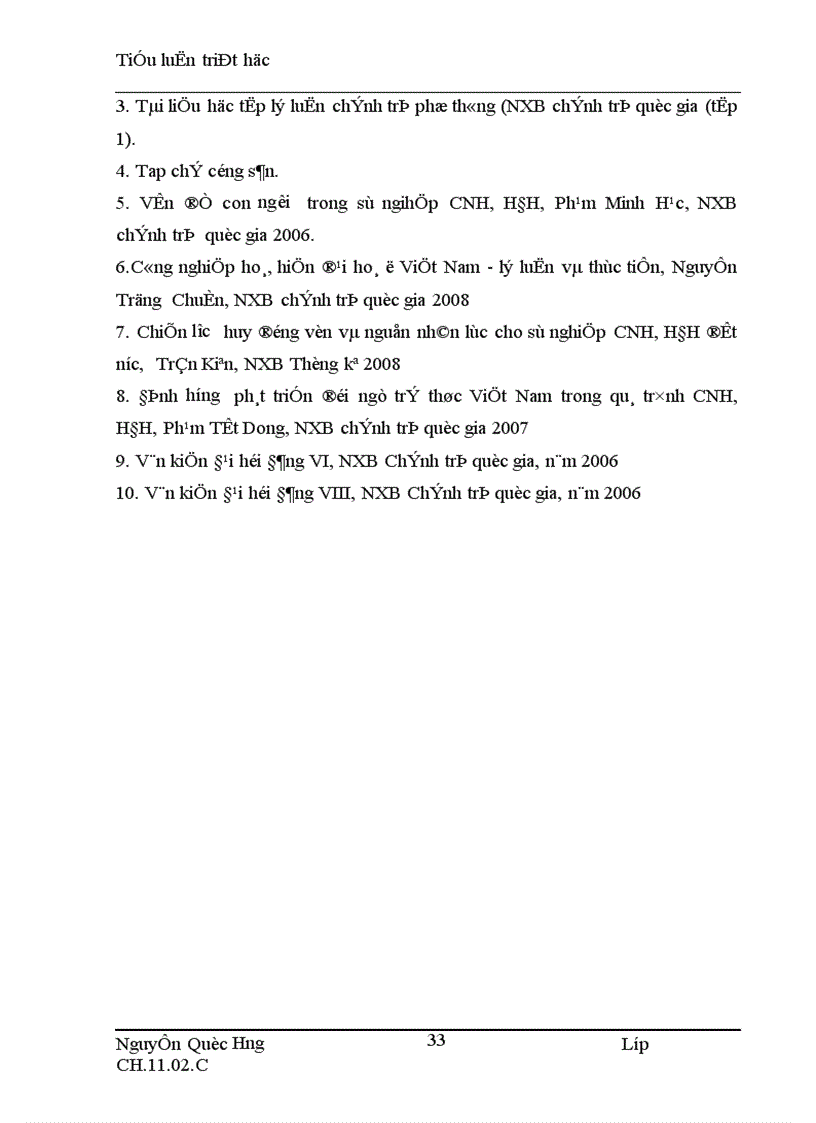 image for page Lý luận của chủ nghĩa Mác - Lê nin về con người và vấn đề con người trong sự nghiệp công nghiệp hoá, hiện đại hoá đất nước