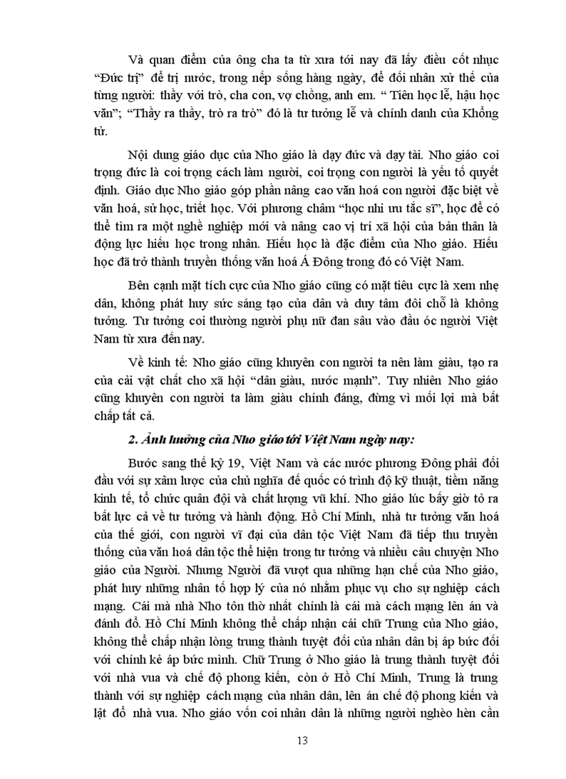 image for page Nho giáo và những ảnh hưởng của Nho giáo tới Việt Nam