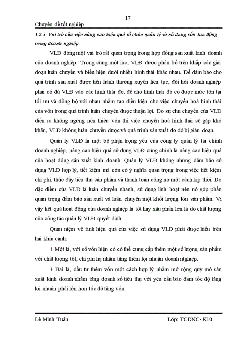 image for page Giải pháp nâng cao hiệu quả sử dụng vốn lưu động tại công ty TNHH Xây dựng Phúc Sơn