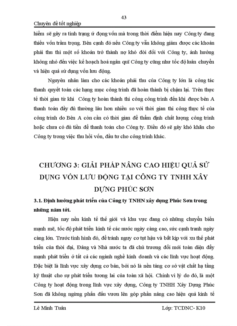 image for page Giải pháp nâng cao hiệu quả sử dụng vốn lưu động tại công ty TNHH Xây dựng Phúc Sơn
